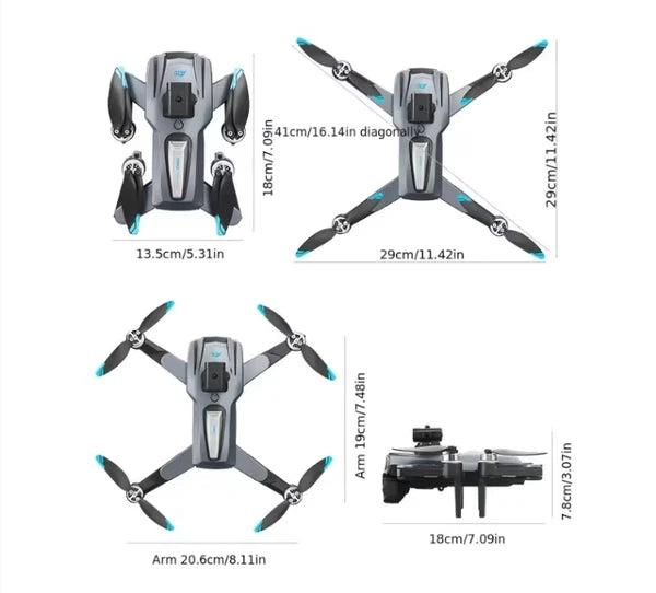 A19 Large Screen Drone: 4.3-inch + 5G Ultra HD Image Transmission, Say Goodbye To Freezing! Brushless Motor + - view 2