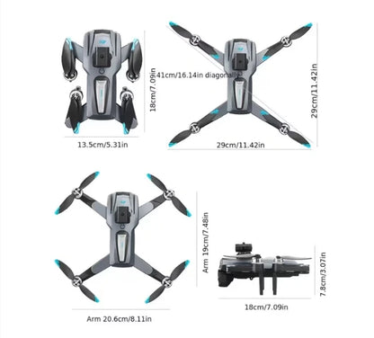 A19 Large Screen Drone: 4.3-inch + 5G Ultra HD Image Transmission, Say Goodbye To Freezing! Brushless Motor + - view 2