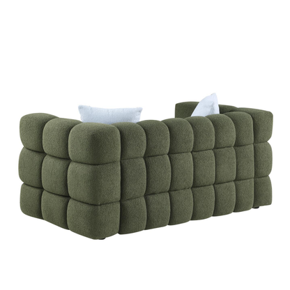 84.3 Length,35.83inch Deepth,human Body Structure For USA People, Marshmallow Sofa,boucle Sofa,3 Seater - view 5