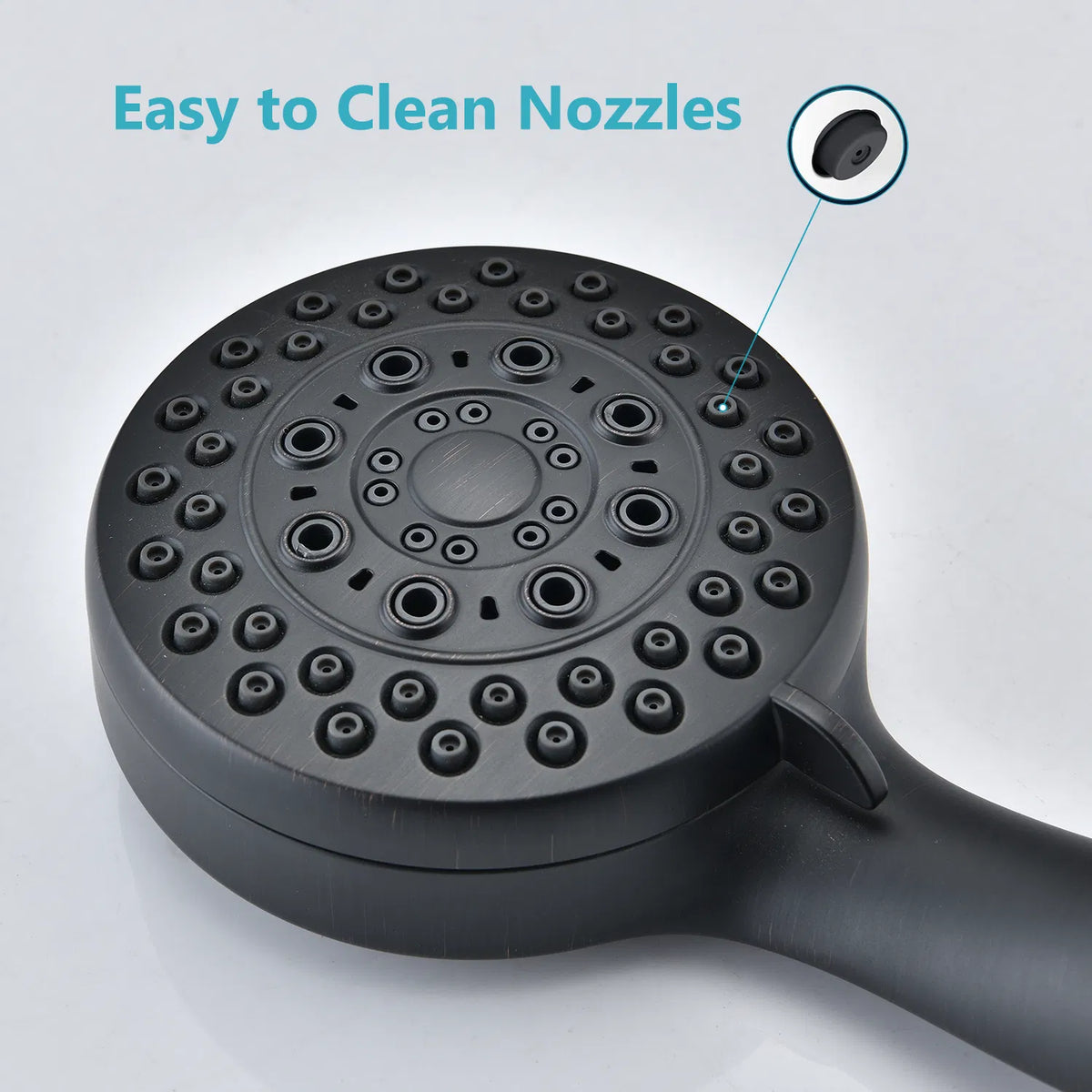 Handheld Shower Head with Hose High Pressure Shower Heads, Oil Rubbed Bronze - view 6