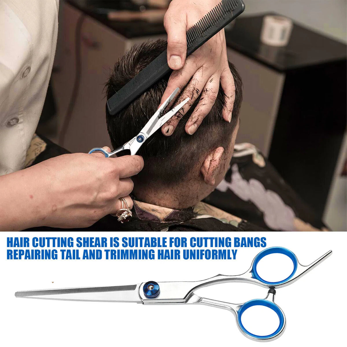 Professional Hair Cutting Thinning Scissors Barber Shears Hairdressing Salon Set - view 3