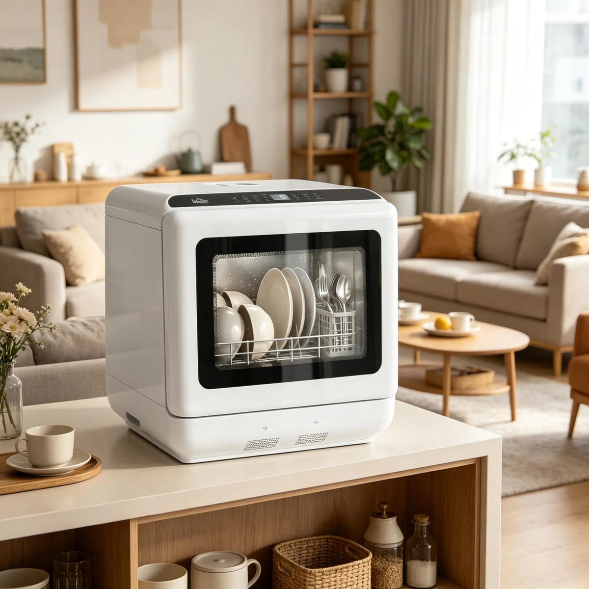 Dishwasher 17.7 Inches X 17.3 Inches X 18.0 Inches