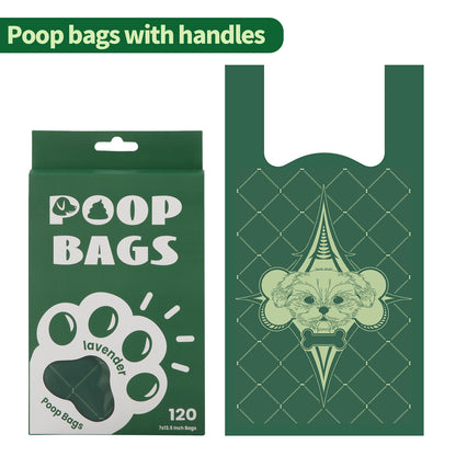 Handle Dog Waste Bag EPI Vest Poop Picking Bags Degradable Cat Litter Bag - view 2