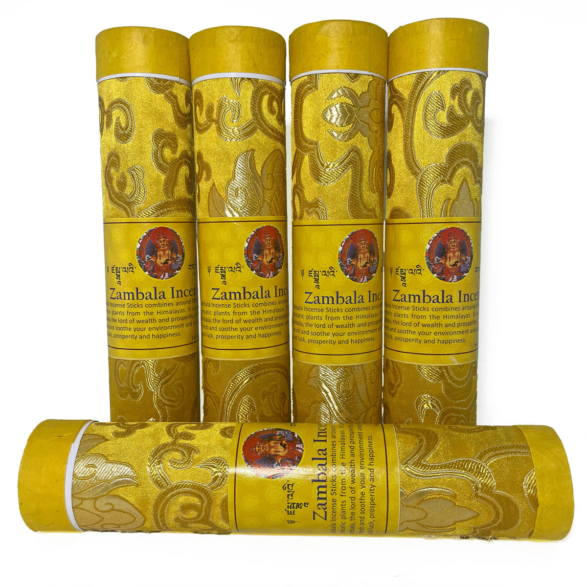 Tibetan Natural Zambala Incense Set Of 4 Hand - view 2