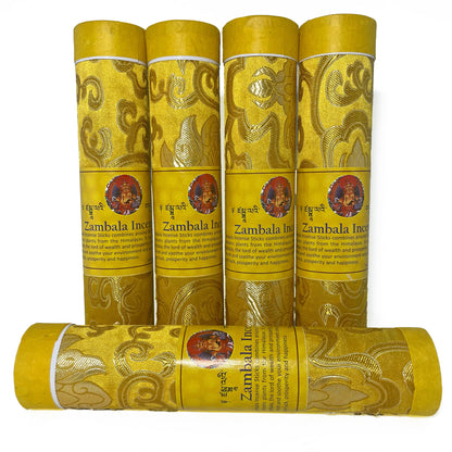 Tibetan Natural Zambala Incense Set Of 4 Hand - view 2