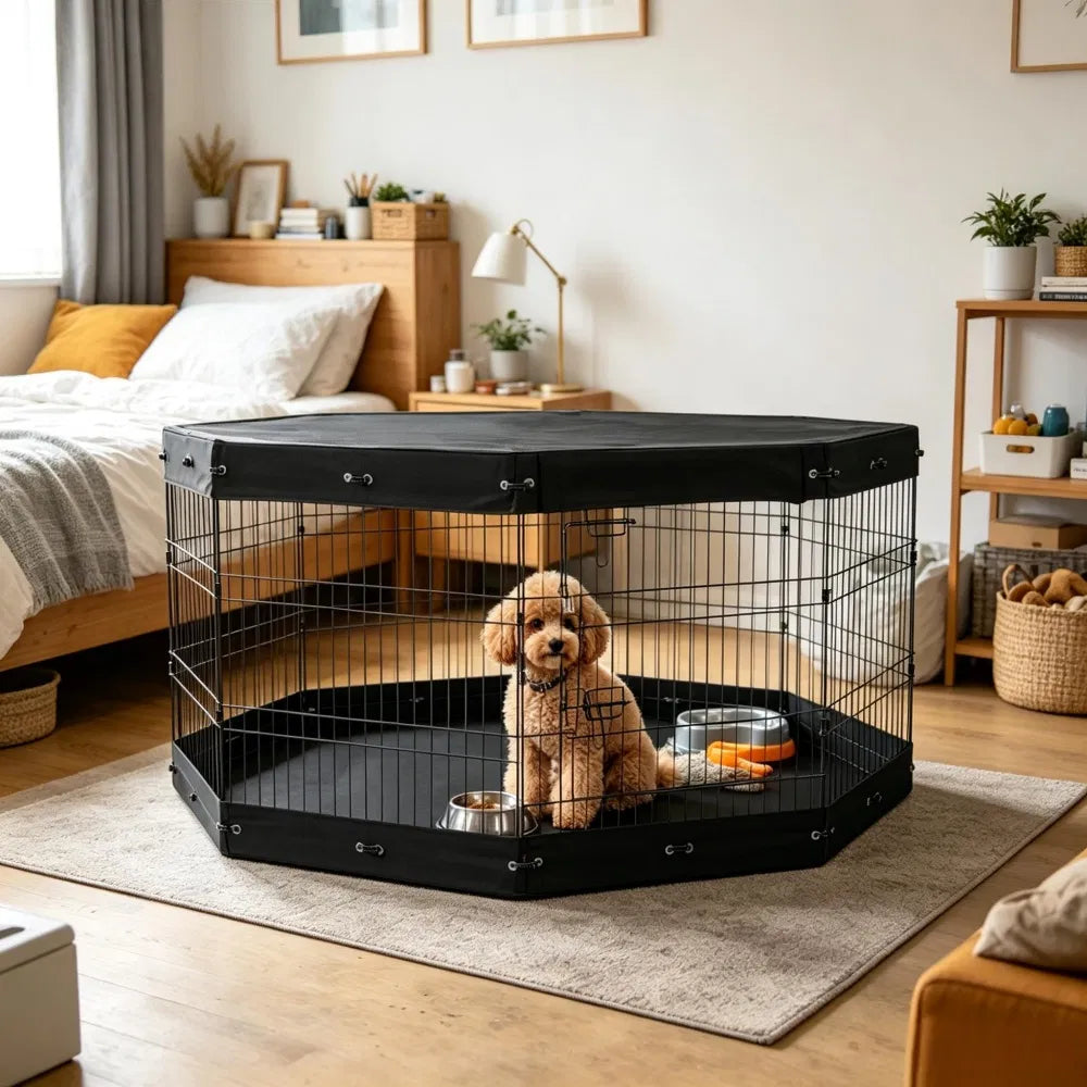 Dog House with Space-Saving for Outdoor - view 2
