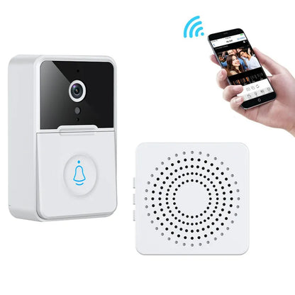 Wireless Security Smart WiFi Doorbell Intercom Video Camera Door Ring Bell Chime - view 5