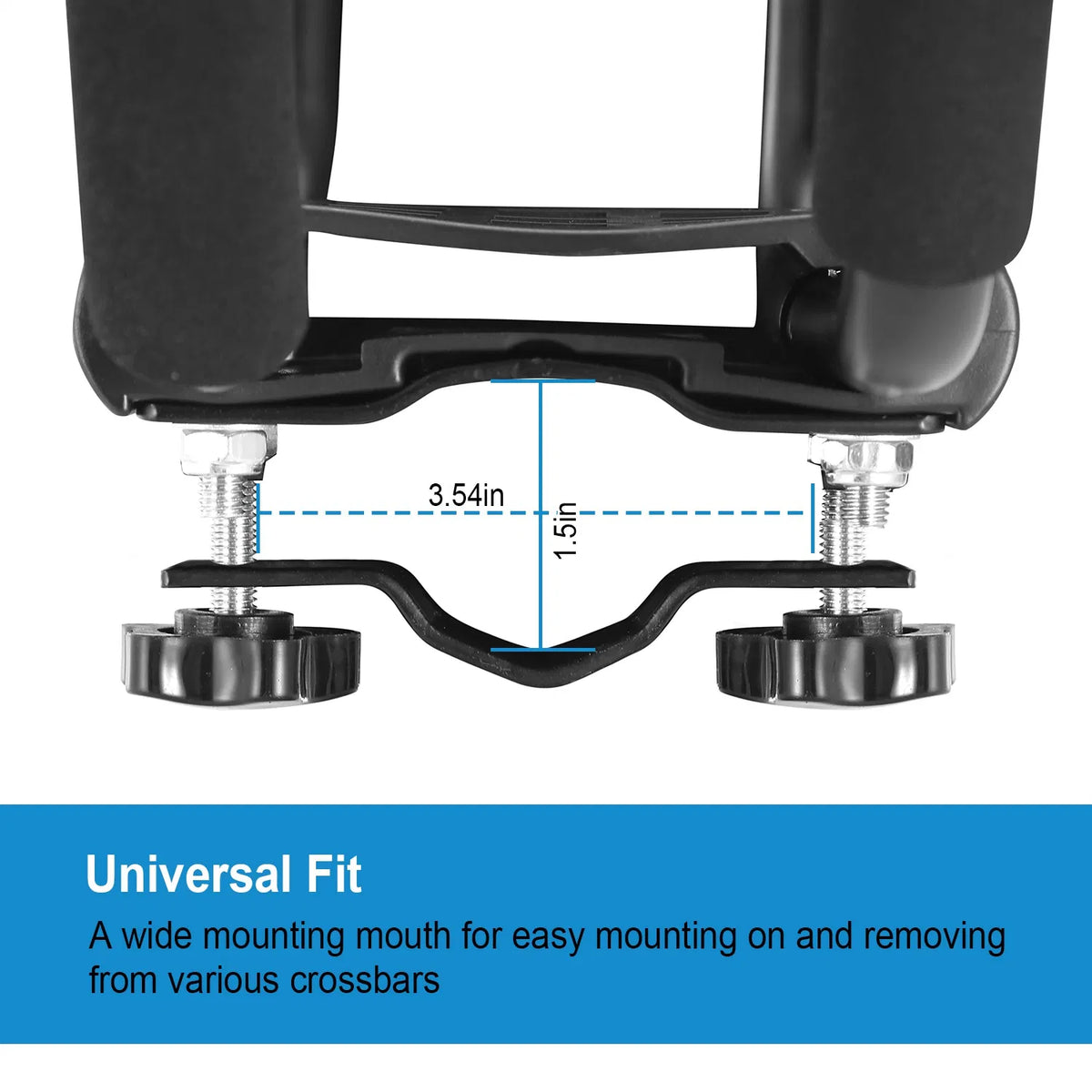 Universal Kayak Roof Rack J Bar, 1 Pairs-Bar Rack HD Kayak Carrier Canoe Boat Surf Ski Roof Top Mount Car SUV Crossbar - view 7