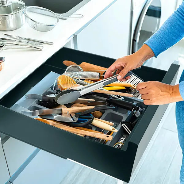 Pull Out Cabinet Organizer Carbon Steel Slide Out Drawer Storage Smooth Quiet Slide Rails For Kitchen Bathroom Living