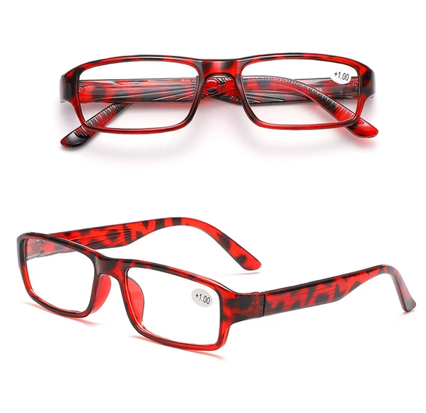 Reading Glasses Mens Womens Readers 6 PACK Square Frame Unisex Style Specs NEW - view 2