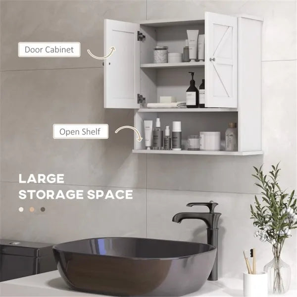 Bathroom Cabinet/Wall Cabinet-White - view 2