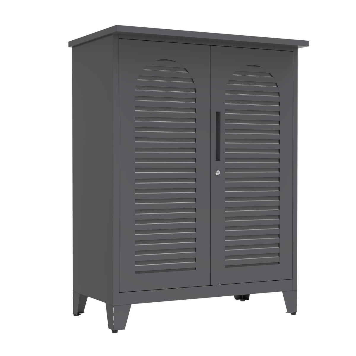 47'' Tall Metal Tool Storage Cabinet, With Ample Storage Space For Garage,Warehouse,Garden,Office, Living Room,Bathroom - view 6