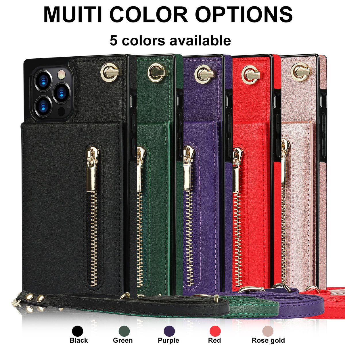 Zipper Phone Case Phone Case Crossbody - view 5