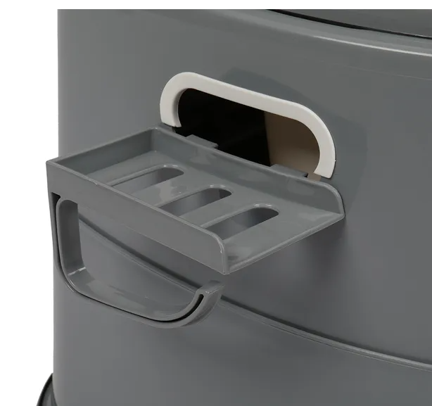 Portable Toilet With Non-slip Mat Grey - view 6