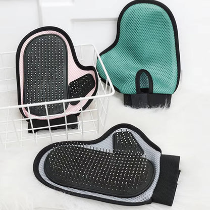 Cat Hair Removal Glove Pet Supplies Bath Massage Jerking Gloves Cat Dog Massage Bathing Cleaning Grooming Supplies - view 4
