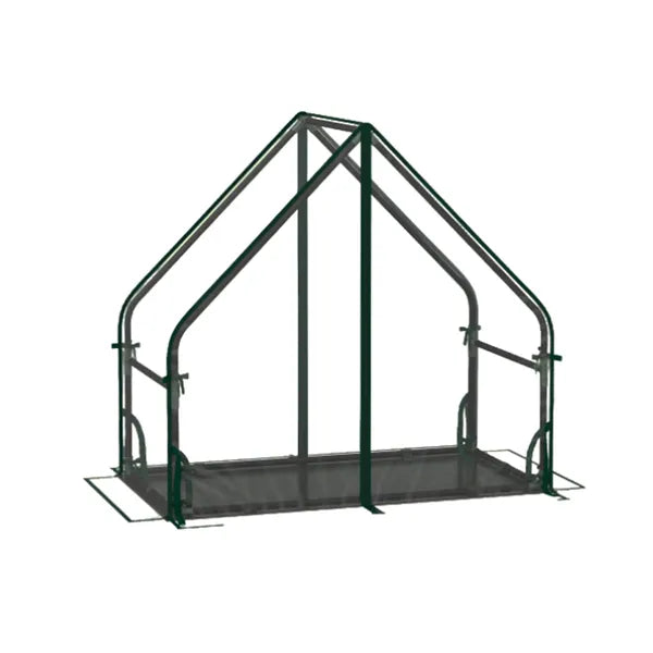 36' X 20' X 34' Ortable Mini Greenhouse With PE Bottom Mat, Waterproof Clear PVC Plant Grow Tent With Metal Frame - view 5