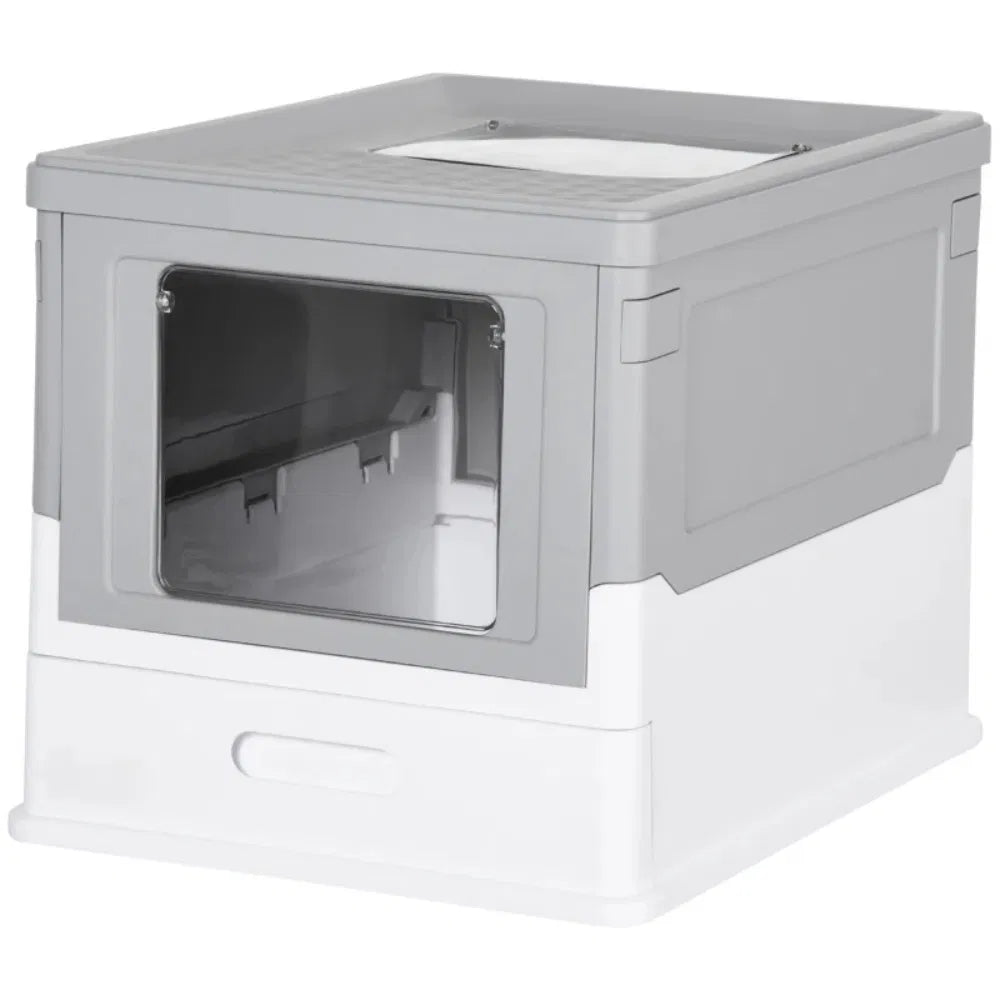 Stainless Steel Enclosed Litter Box for Cats - view 5