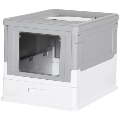 Stainless Steel Enclosed Litter Box for Cats - view 5