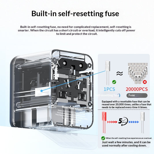 Multifunctional Wireless Travel Plug Adapter - view 2
