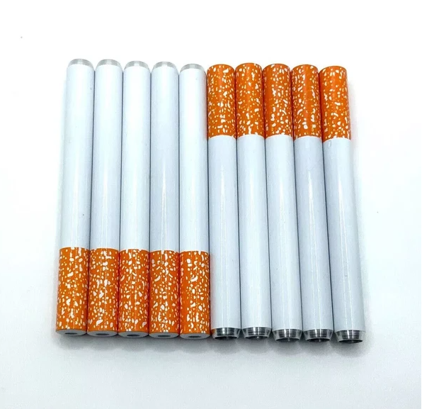 10 Pack 3' One Hitter Pipe Aluminum Bat Tobacco Smoking Dugout Accessories - USA - view 2