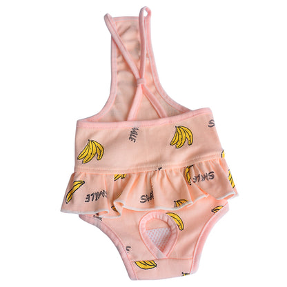 Pet Teddy Little Bitch Dog Harness Physiological Pants - view 2