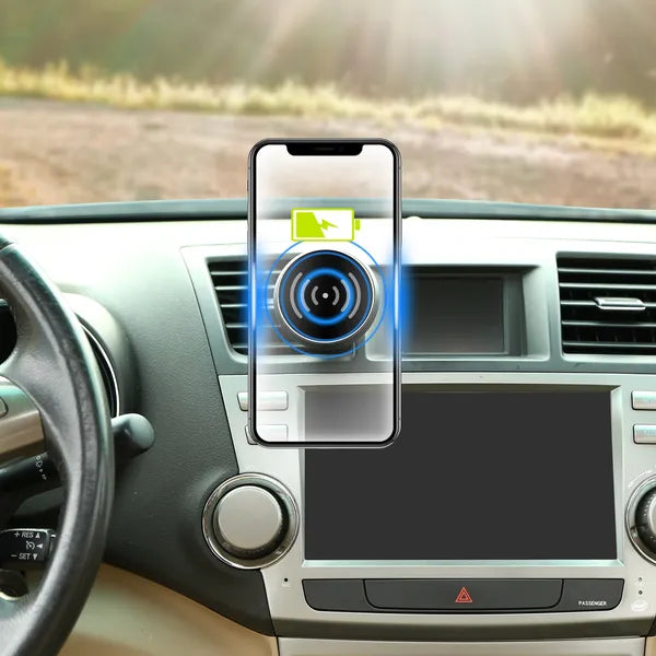 Qi Wireless Car Charger Magnetic Car Phone Charger 5W Charging Pad Air Vent Phone Mount Holder - view 3