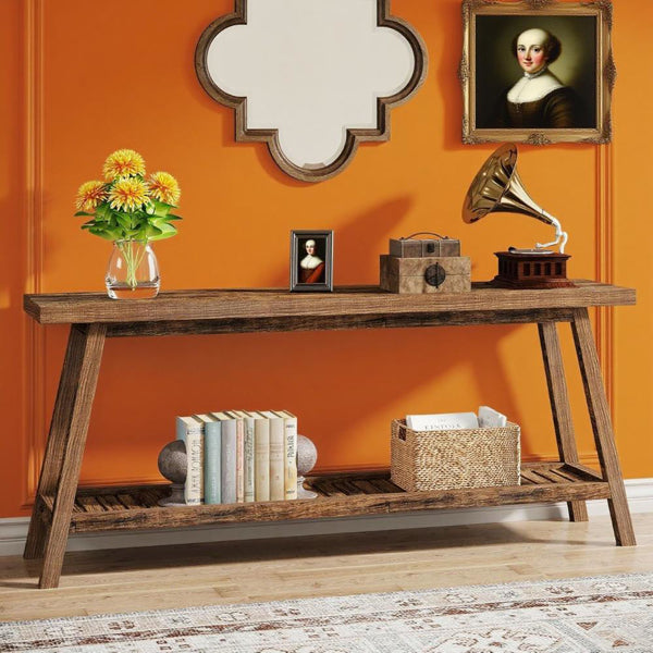 Long Console Table Living Room Table - view 2