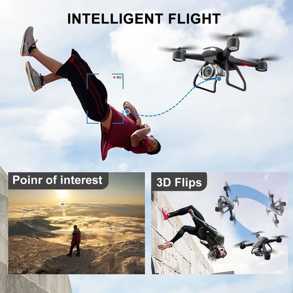 4DRC V14 RC Drone WIFI FPV 4K HD Wide Angle Dual Camera Quadcopter Portable With Bag,2 Batteries Drone For Beginner - view 4