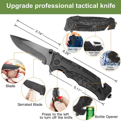 Emergency Survival Kit 30 In 1 Professional Survival Gear Equipment First Aid Supplies For SOS Tactical Hiking Hunting