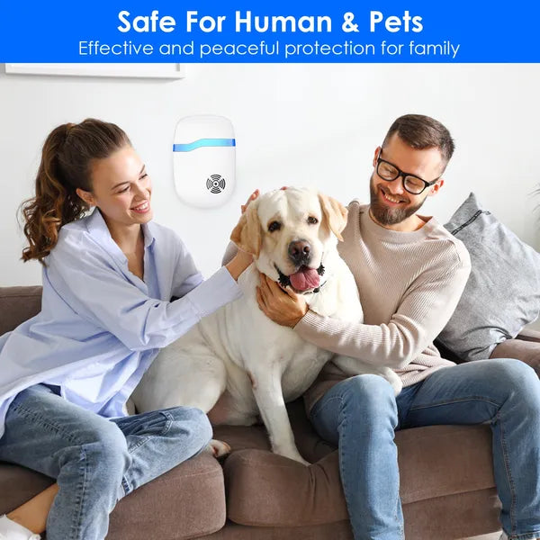 6 Packs Ultrasonic Pest Repellers Electric Plug-In Indoor Pest Control Mouse Repellent Chaser Deterrent Rodent Chaser - view 2