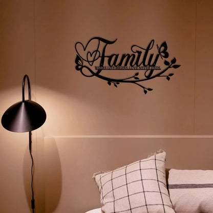 Vintage Floral Wall Plaque Elegant Script Happy Home Sign Farmhouse Rustic Wall Decor for Living Room Bedroom Entryway - view 2