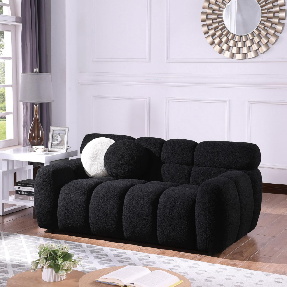 64.96 Length,35.83inch Deepth,human Body Structure For USA People, Marshmallow Sofa,boucle Sofa,2 Seater, BEIGE BOUCLE
