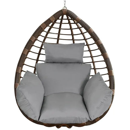 Egg Chair Cushion Hanging Basket Seat Cushion Thicken Soft Egg Swing Chair Pad Hanging Egg Chair Cushion With Headrest - view 2