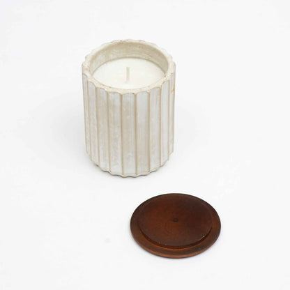 Jar Candle Ecomix Wax Fill With Wooden Lid - Vanilla Lavender, 6oz - view 5