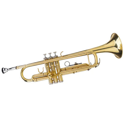 Drop B Tone Adjustable Trumpet Gloves Set Plaint Golden - view 3