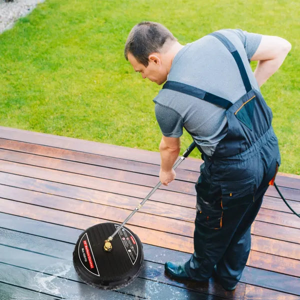 15in Power Washer Surface Cleaner High Pressure Flat Surface Cleaner 4000PSI Disc Power Washer Broom - view 8