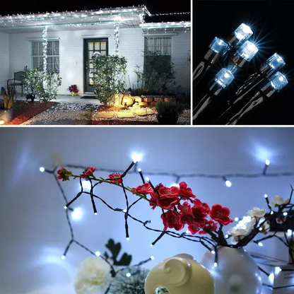 Solar String Lights LED Solar Power Fairy String Light 12M 8 Lighting - view 3
