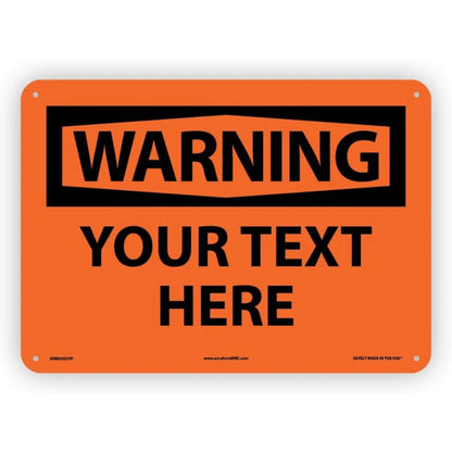 Custom OSHA Style Safety Caution Sign - view 8