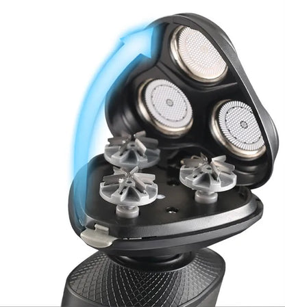 Electric Shaver Mens Razor Rotary Waterproof Pop-Up Trimmer Wet Dry Cordless - view 6