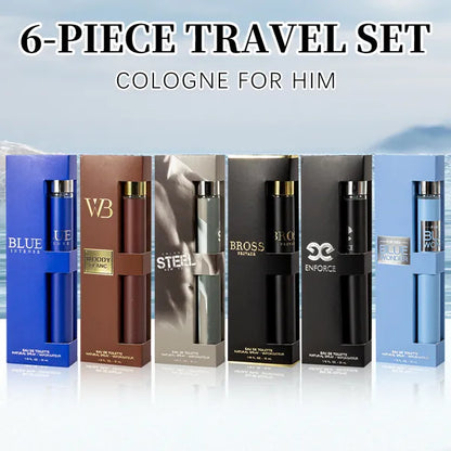 6pcs Set, 1.18fl.oz 35ml Each Bottle, Men's Eau De Toilette Spray, Long-Lasting Perfume, 6 Different Scent - view 9