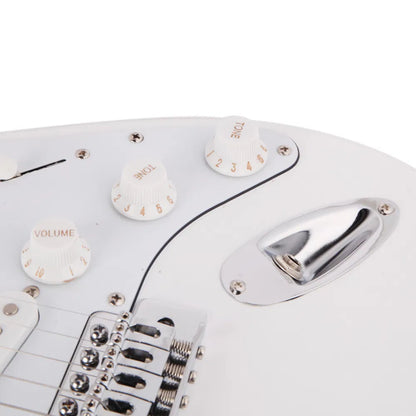 Rosewood Fingerboard Electric Guitar White - view 3