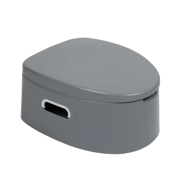 Portable Toilet With Non-slip Mat Grey - view 5