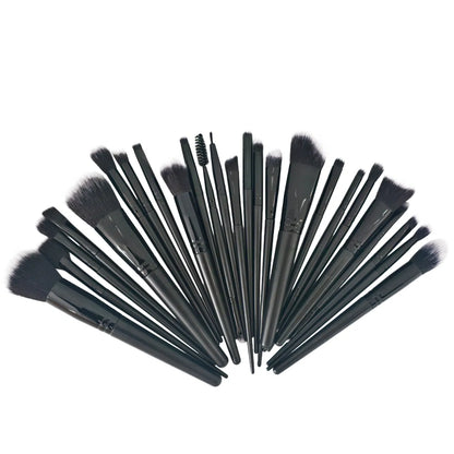 25pcs Makeup Brush Concealer Blush Foundation Eyeshadow Make Up Brush Makeup tools Black