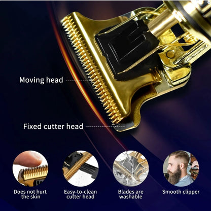 LCD Professional Hair Clippers Beard Trimmer Men Hair Cutting Cordless Barber Shaving Machine - view 4