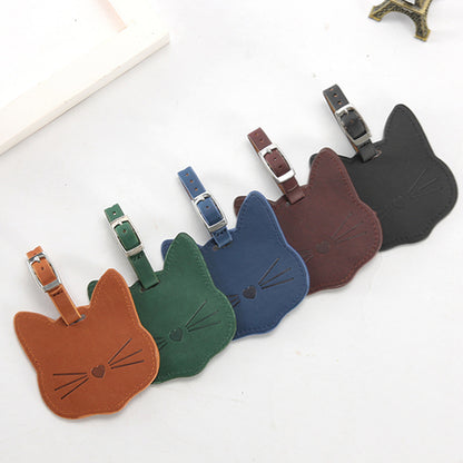 Creative Leather Luggage Tags Suitcase Hangtags - view 3