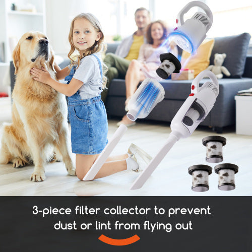 Lightweight Stick Vacuum Cleaner, Unique Vacuum And Mop Combo 3 Dust Filters Microfiber Pads - view 3
