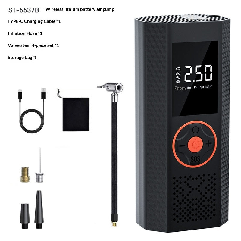 Electric Air Pump Tire Inflator Portable Inflator - view 7