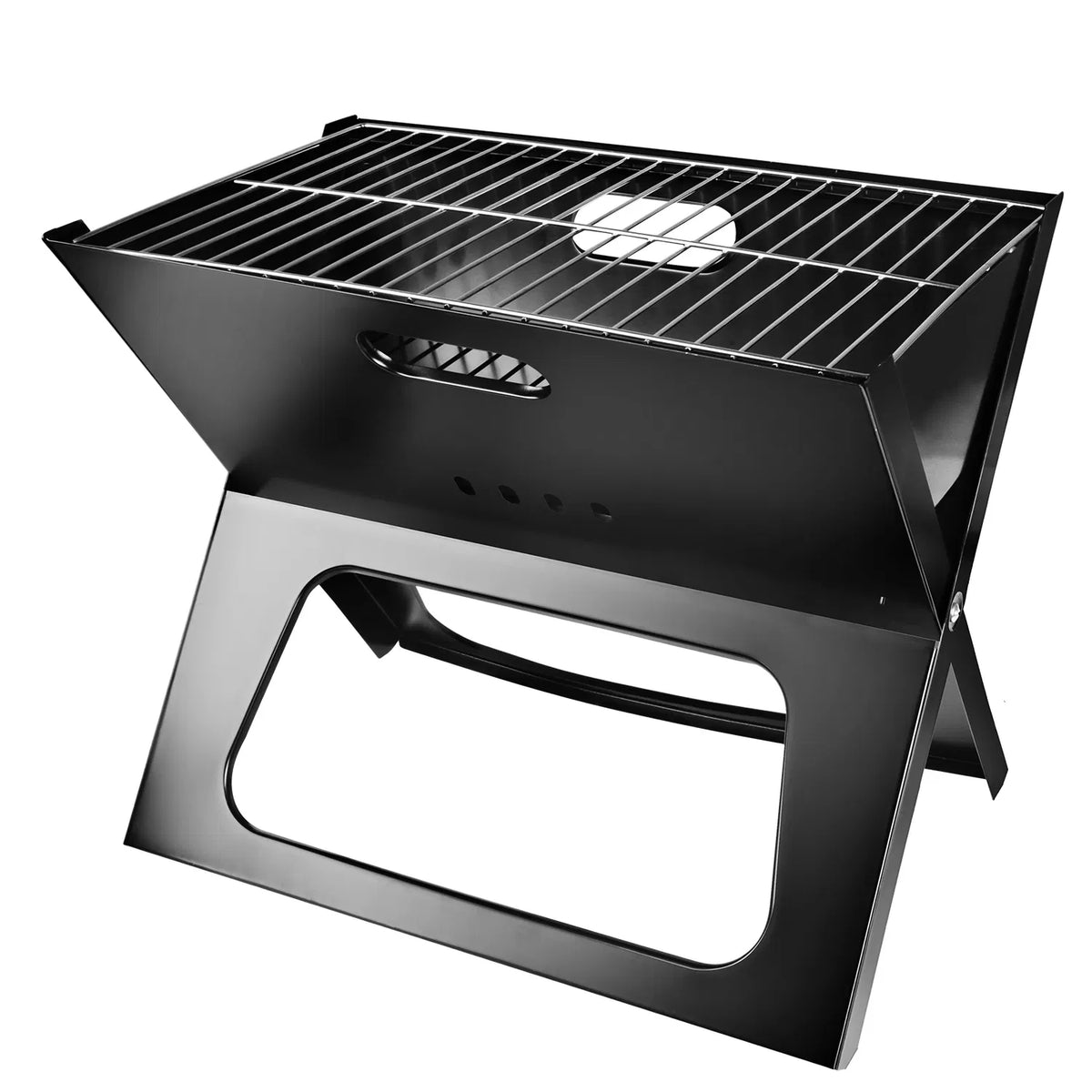 Portable Charcoal Grill - Mini BBQ Grill - Small Table Top Charcoal Grill For Camping, Outdoor Cooking - view 5