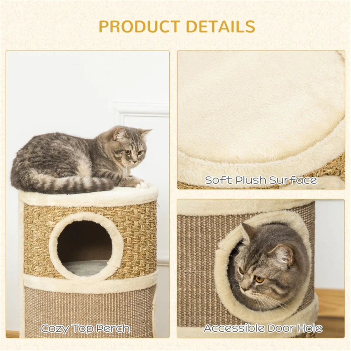 Wooden Cat House/Cat Trees / Cat Climbing Tower - view 6