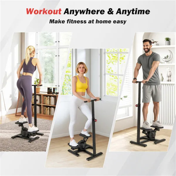 Multi-Functional Exercise Stepper - Step+Twist Design, 300lbs Capacity, Non-Slip Pedals+Stable Metal Frame - view 3